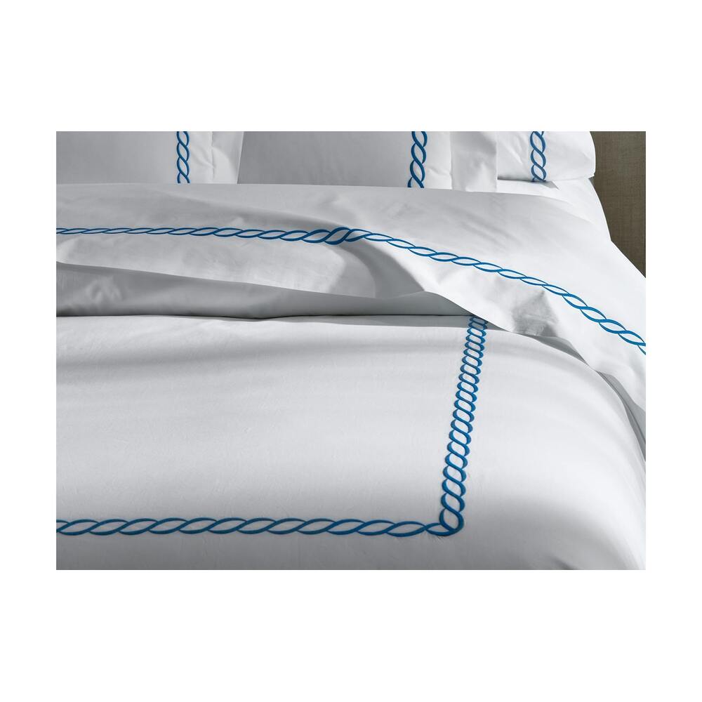 Classic Chain Pillowcase Pair Aqua 5
