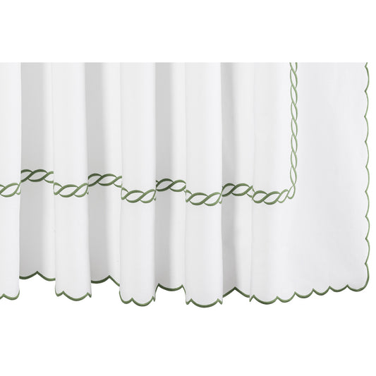 Classic Chain Scallop 72" W x 72" L Shower Curtain Clover 