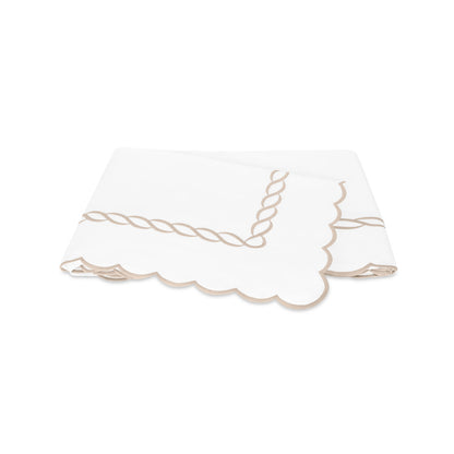 Classic Chain Scallop Flat Sheet Dune 