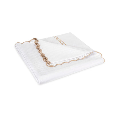 Classic Chain Scallop Matelasse Coverlet Dune 