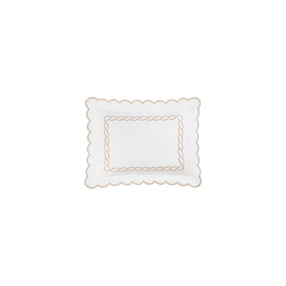 Classic Chain Scallop Matelasse Sham Dune Boudoir 