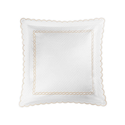 Classic Chain Scallop Matelasse Sham Dune Euro 