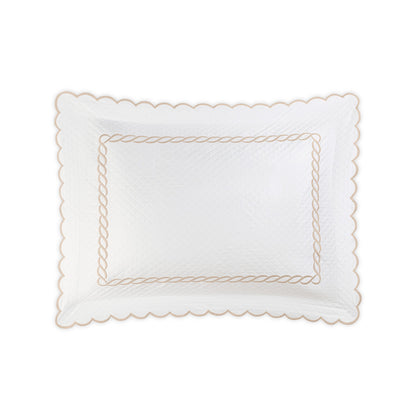 Classic Chain Scallop Matelasse Sham Dune Standard 