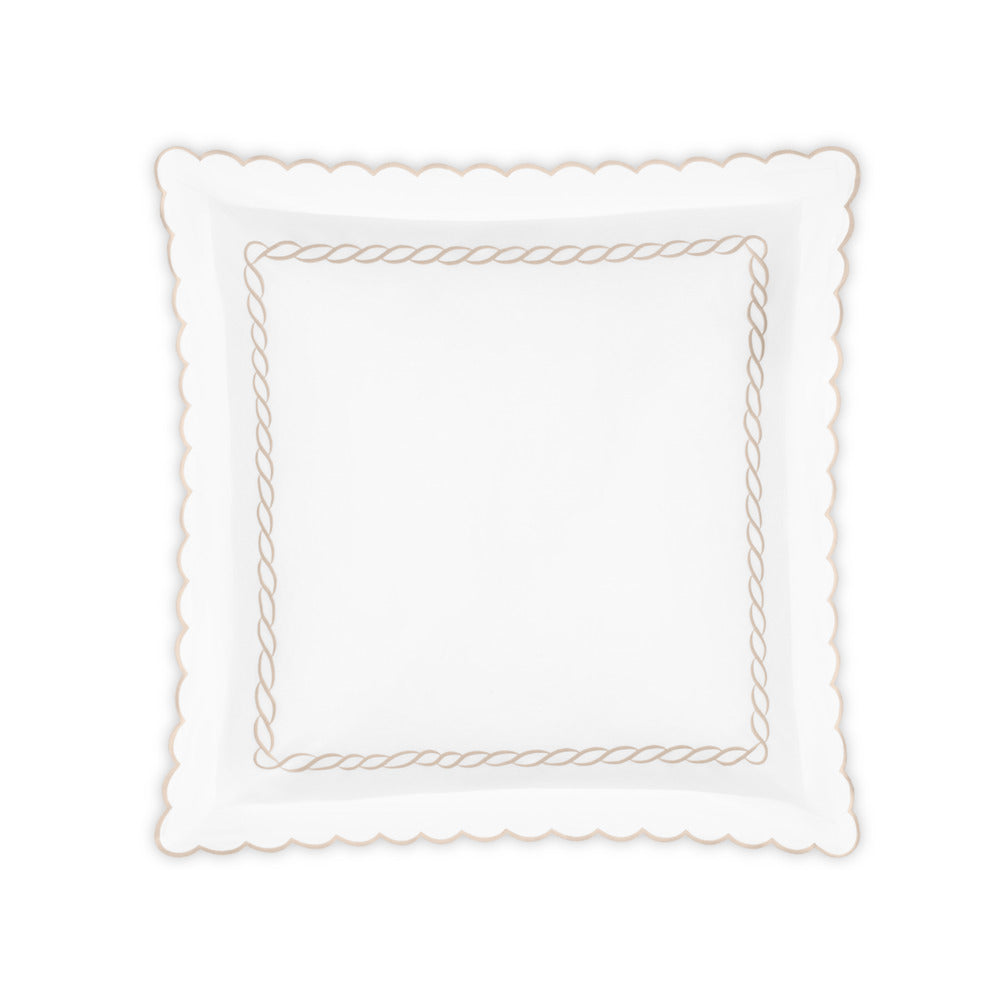 Classic Chain Scallop Sham Dune Euro 