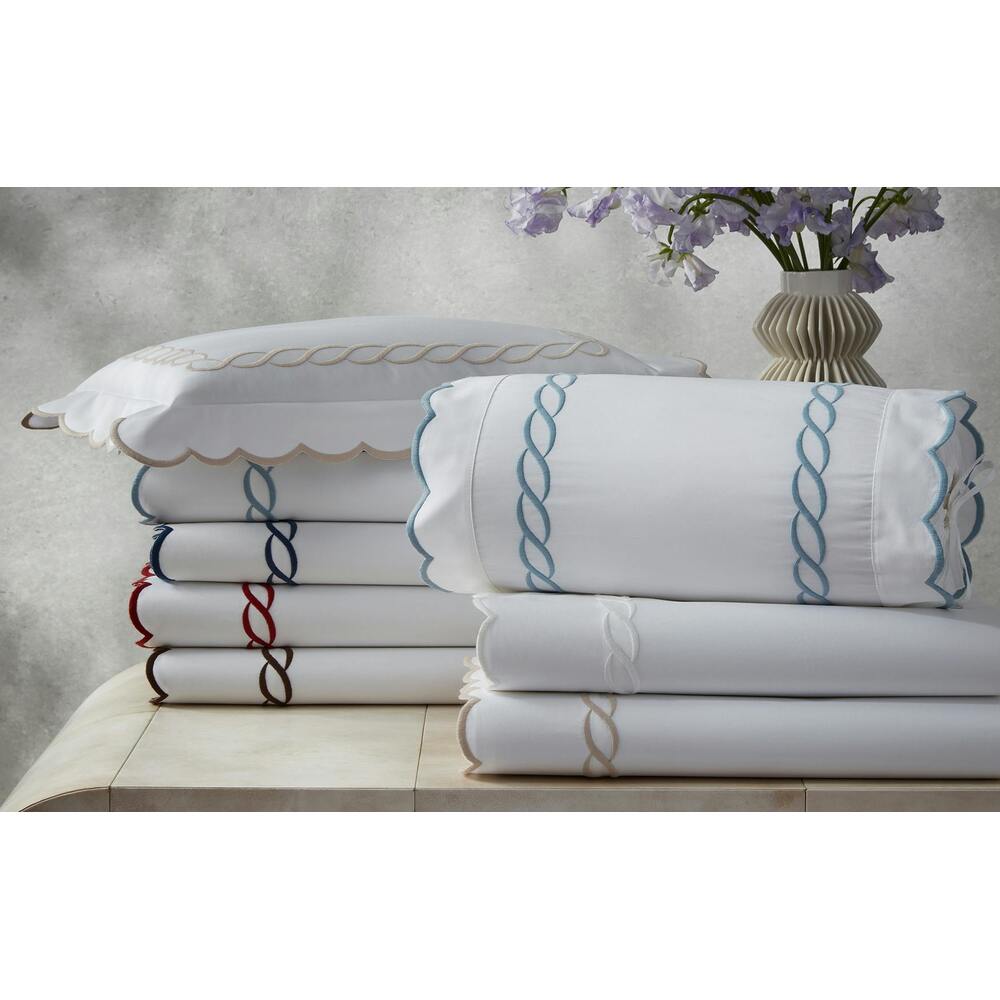 Classic Chain Scallop Sham Dune Standard 2