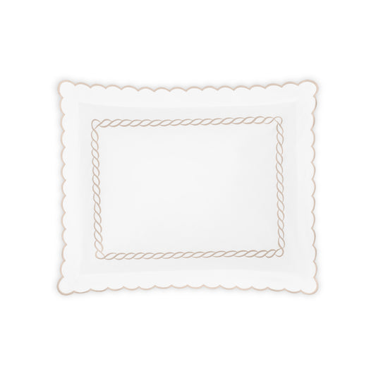 Classic Chain Scallop Sham Dune Standard 