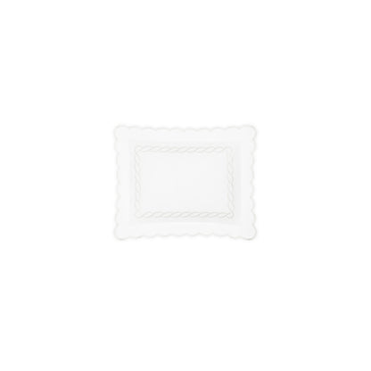 Classic Chain Scallop Sham White Boudoir 
