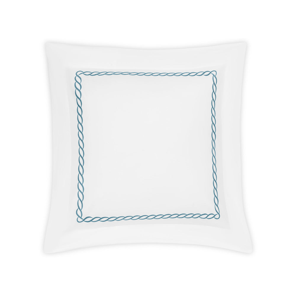 Classic Chain Sham Aqua Euro 