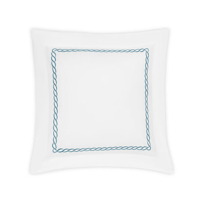 Classic Chain Sham Aqua Euro 