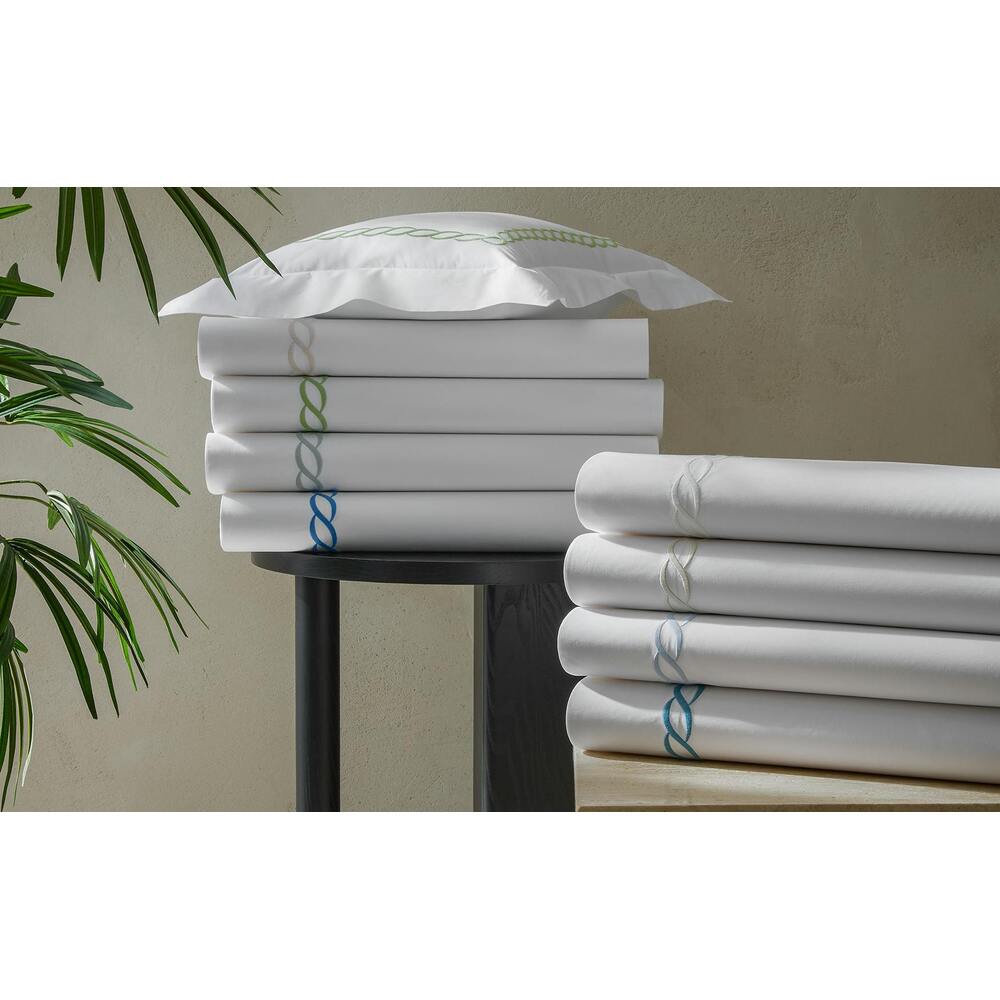 Classic Chain Sham Aqua Standard 2