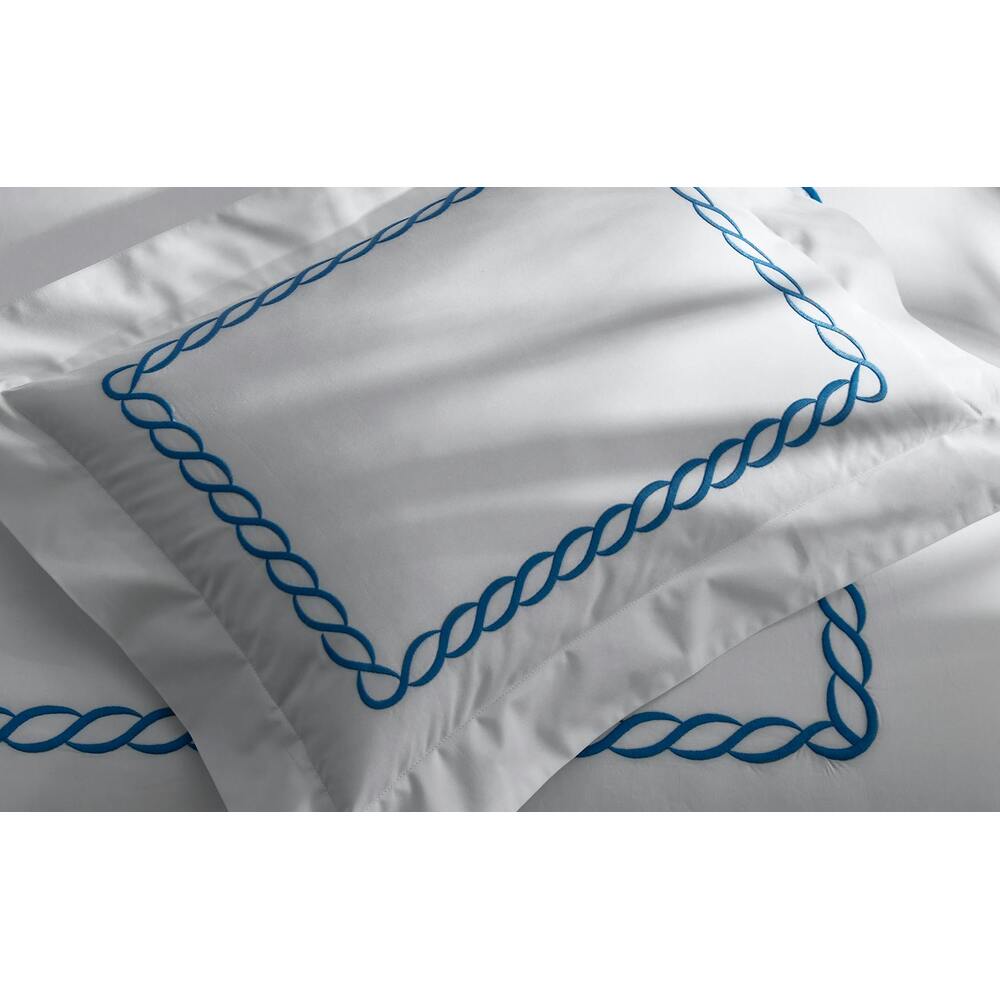 Classic Chain Sham Aqua Standard 4