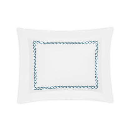 Classic Chain Sham Aqua Standard 