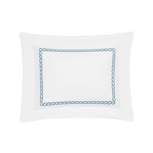 Classic Chain Sham Aqua Standard 