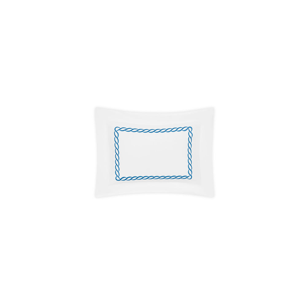 Classic Chain Sham Cobalt Boudoir 