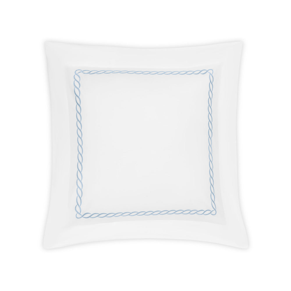 Classic Chain Sham Light Blue Euro 