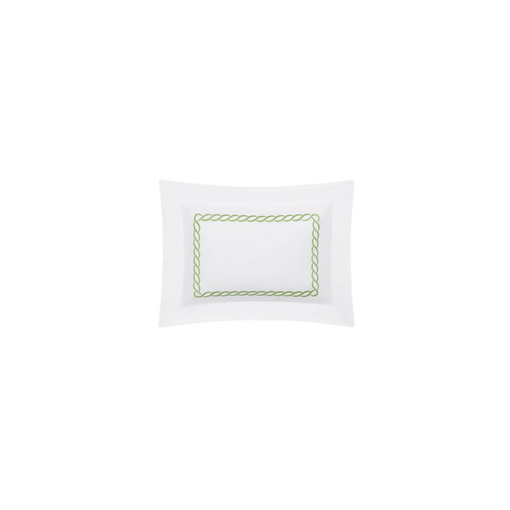Classic Chain Sham Spring Green Boudoir 