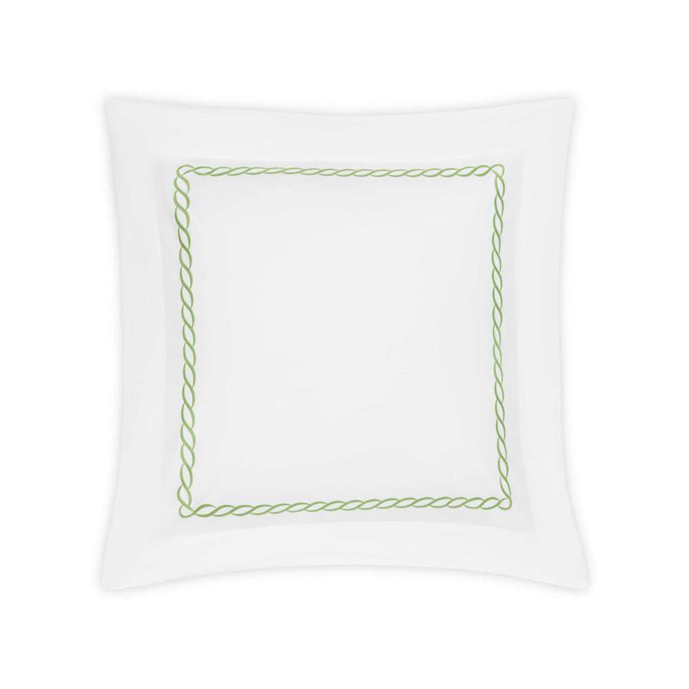Classic Chain Sham Spring Green Euro 