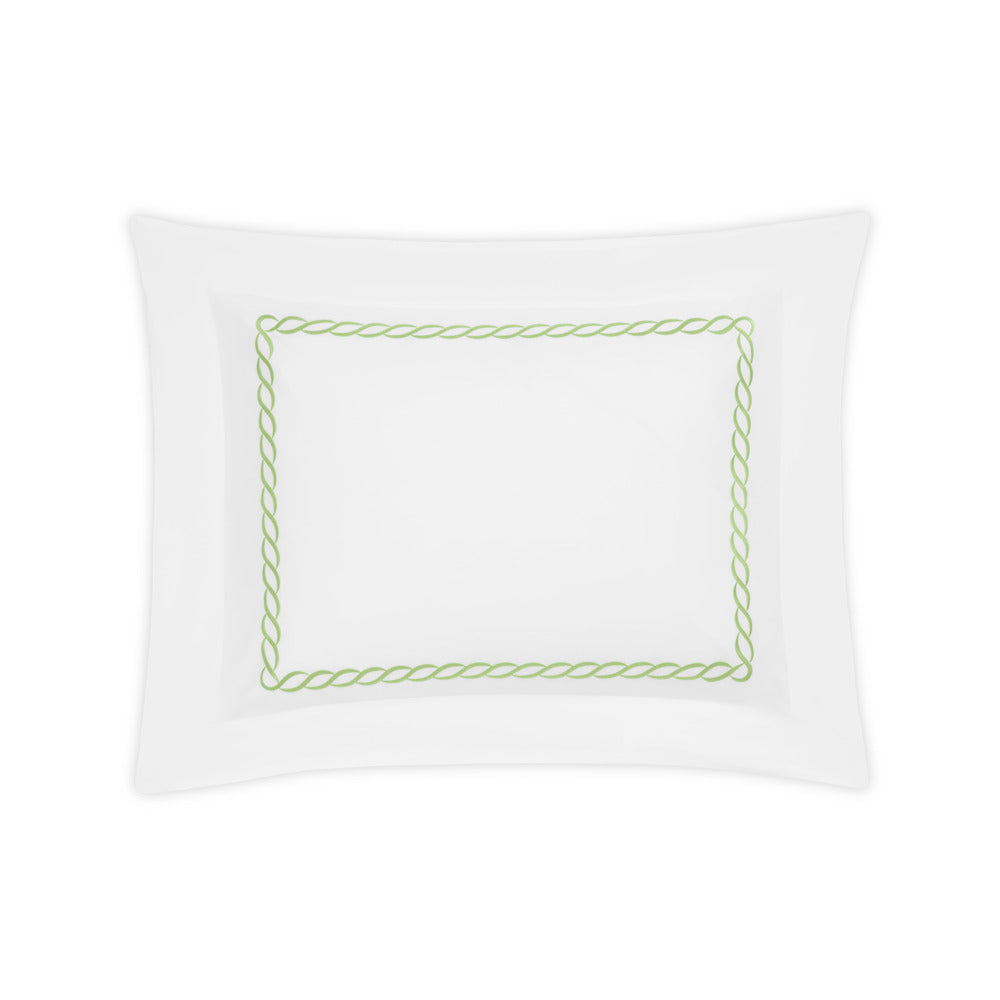 Classic Chain Sham Spring Green Standard 