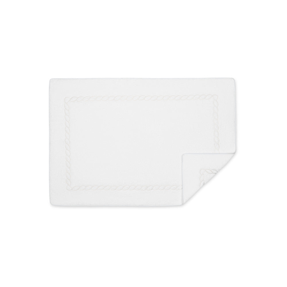 Classic Chain Tub Mat White 