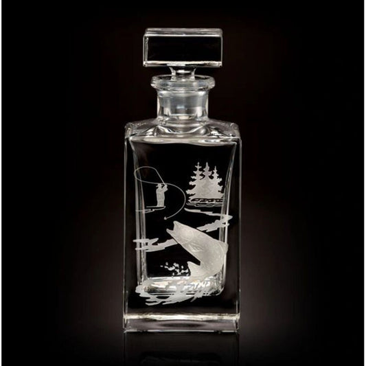 Classic Decanter Fly Fishing by Julie Wear 
