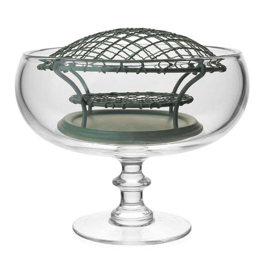 Classic Footed Rose Bowl & Wire by William Yeoward 