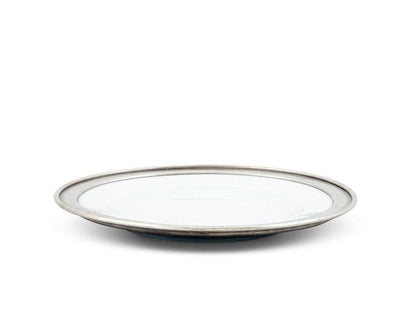 Classic Pewter Rim Salad Plate by Vagabond House 1