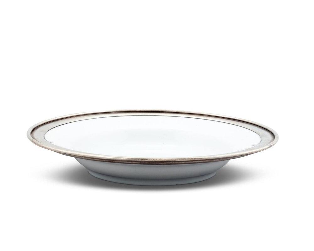 Classic Pewter Rim Soup Bowl by Vagabond House 1