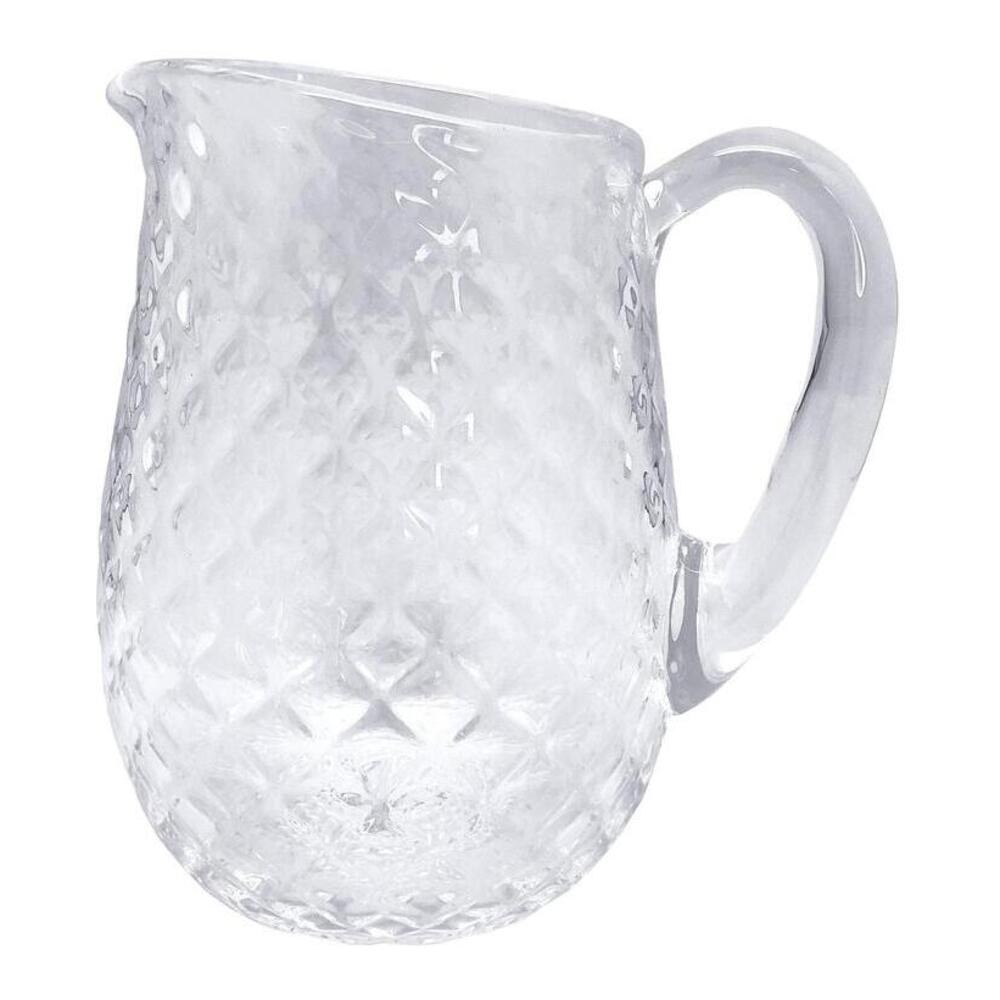 Clear Pineapple Texture Pitcher by Mariposa 