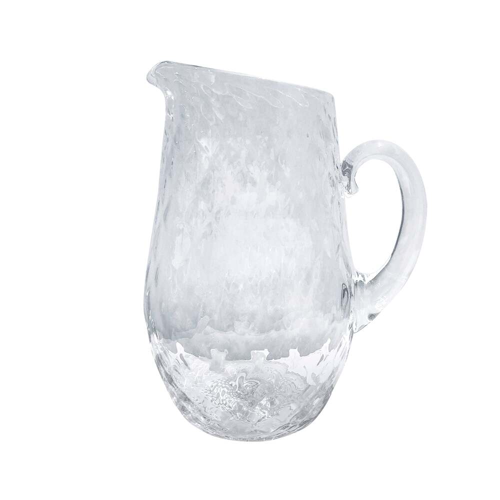 Clear Pineapple Textured Large Pitcher by Mariposa