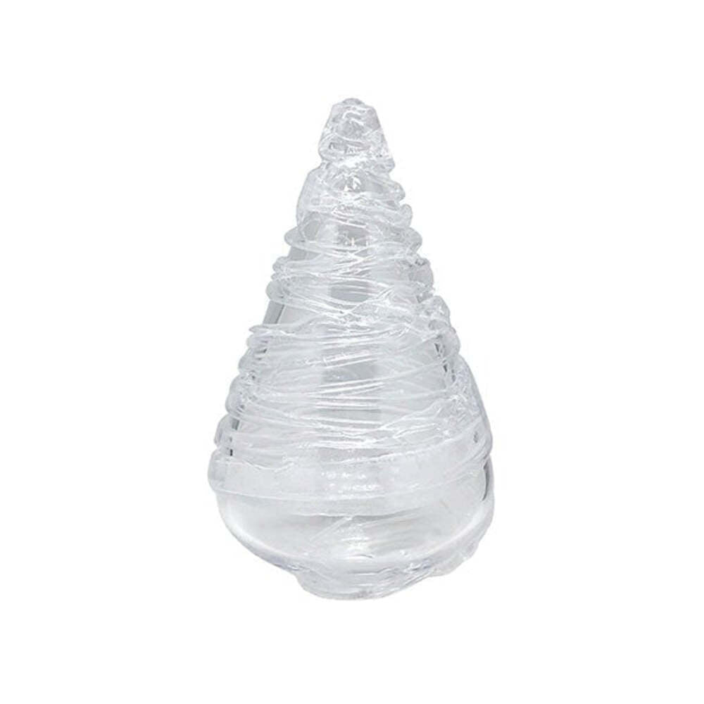 Clear Swirl Large Glass Tree by Mariposa