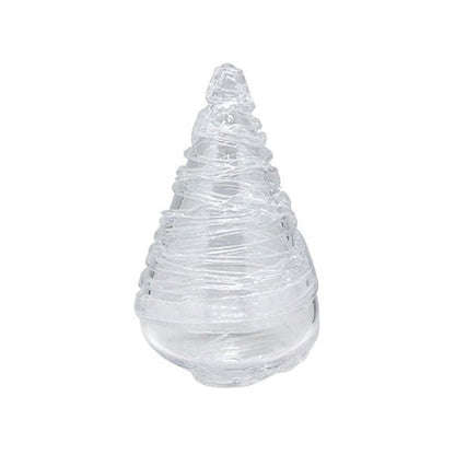 Clear Swirl Large Glass Tree by Mariposa