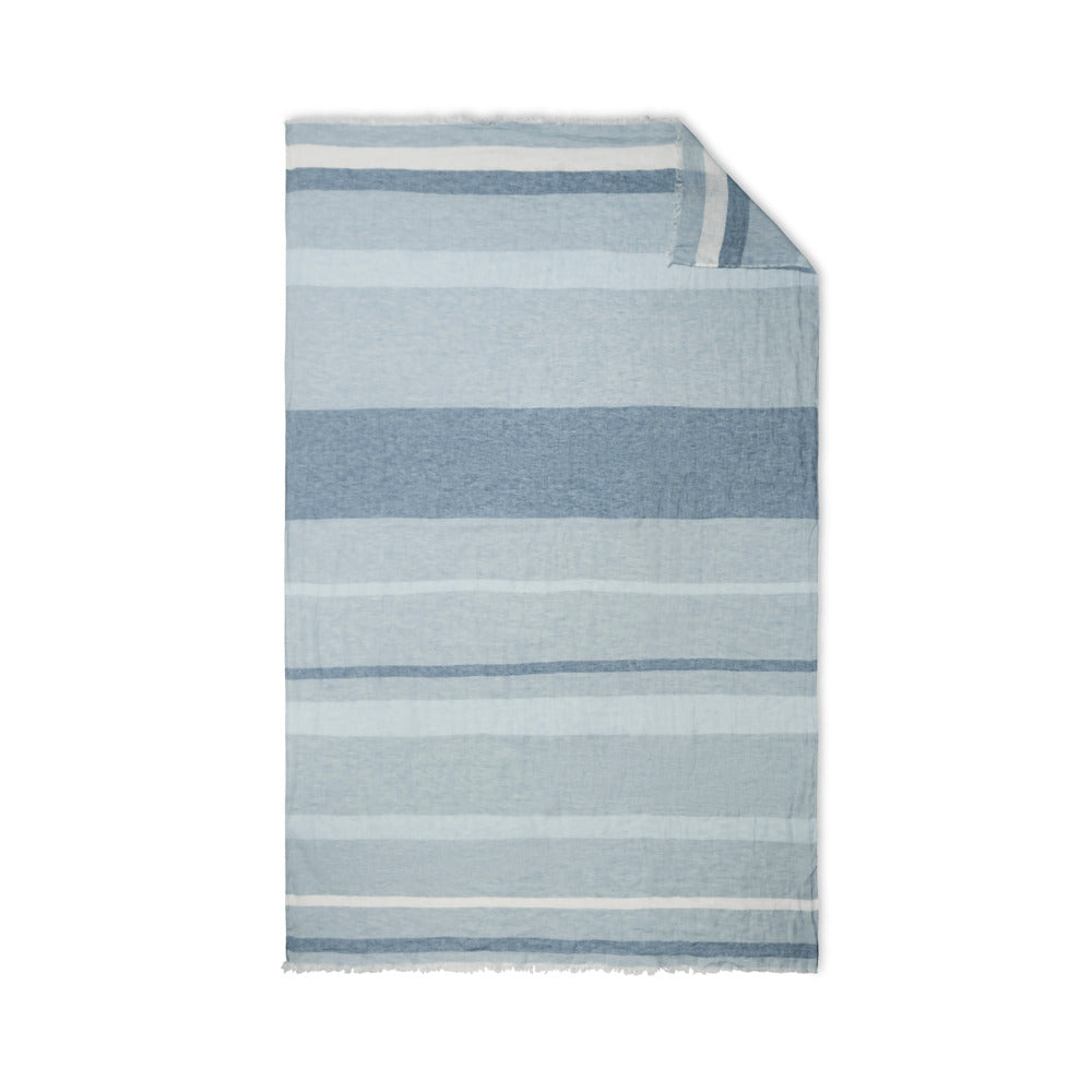 Como 360 Throw Blue Jean Stripe 