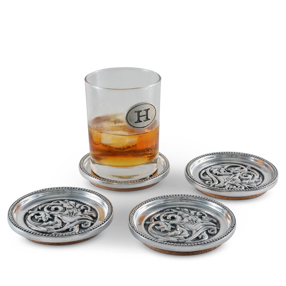 Concho Western Drink Coaster Set of 4 by Arthur Court Designs 2