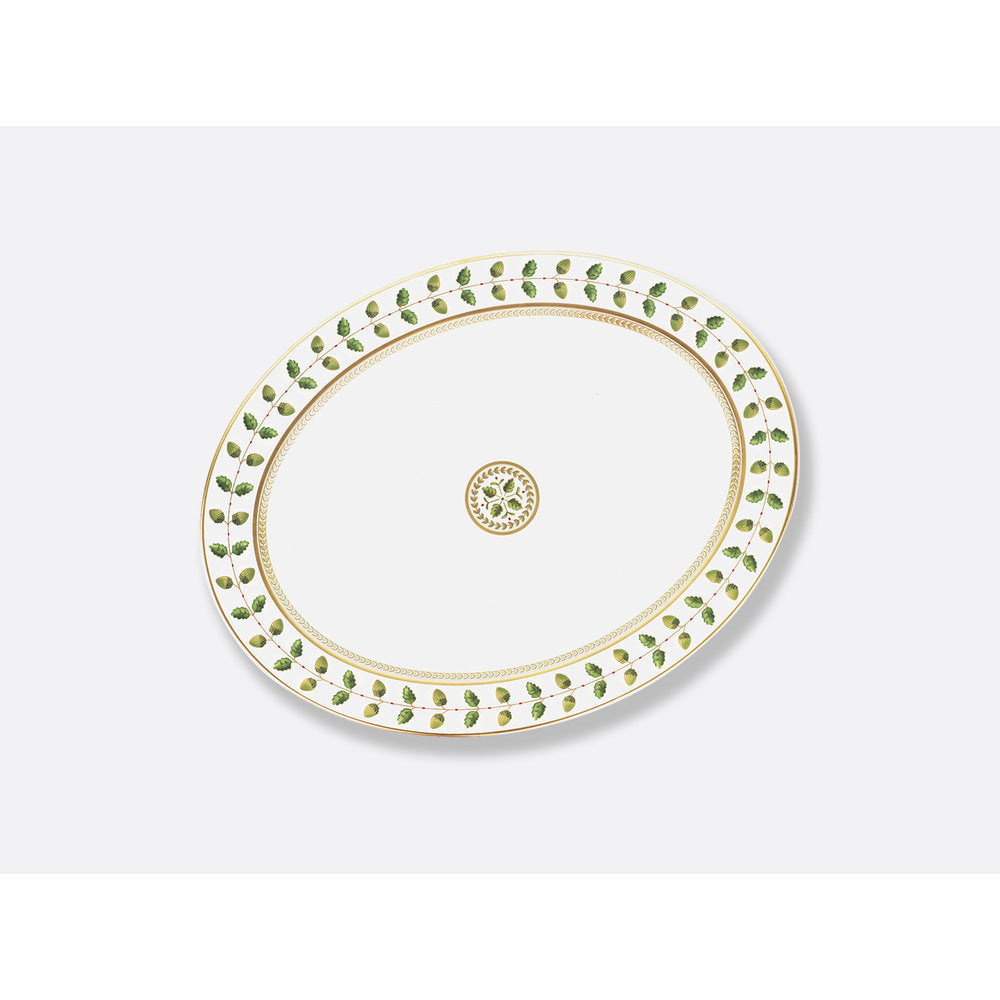 Constance Green 15" Oval Platter by Bernardaud 