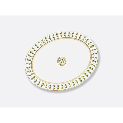 Constance Green 15" Oval Platter by Bernardaud 