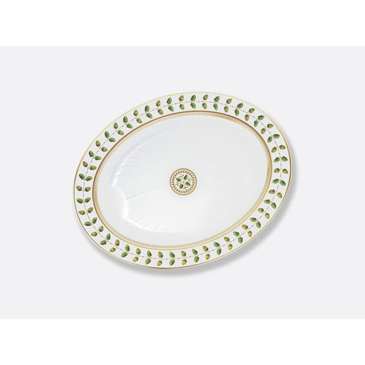 Constance Green 17" Oval Platter by Bernardaud 