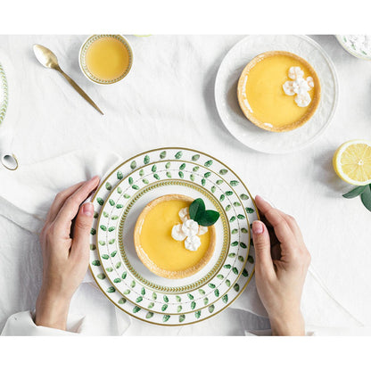 CONSTANCE GREEN DINNER PLATE by Bernardaud 1