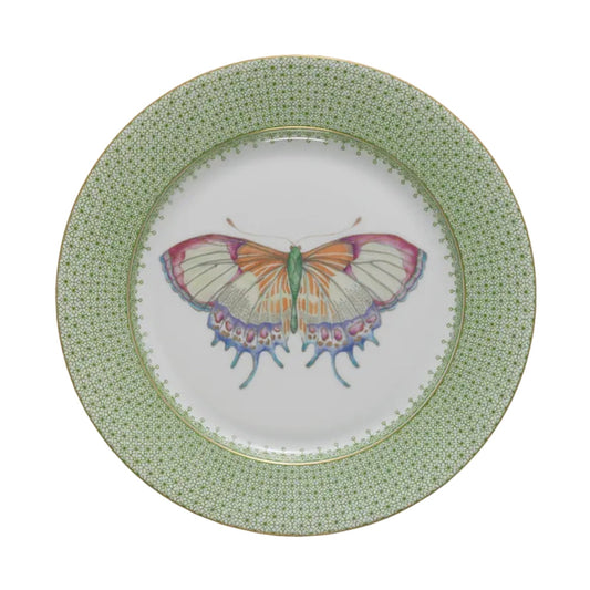 Cornflower Lace Butterfly Dessert Plate by Mottahedeh 1