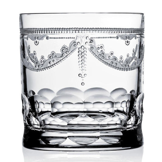 Countess Clear Double Old Fashioned Glass by Varga Crystal 