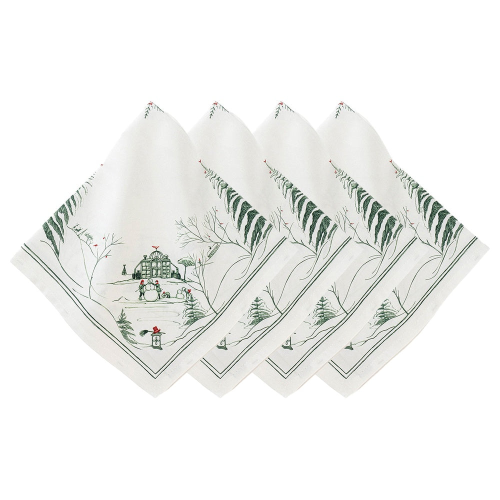 Country Estate Winter Frolic Napkin Set/4 by Juliska 14