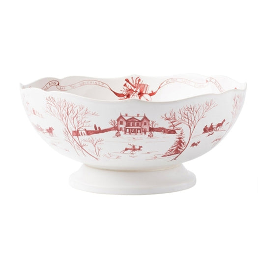 Country Estates Ruby Centerpiece Bowl by Juliska