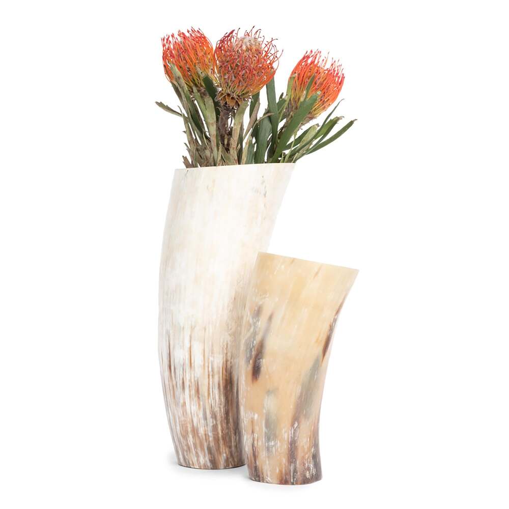 Cow Horn Vase by Ngala Trading Company Additional Image - 1