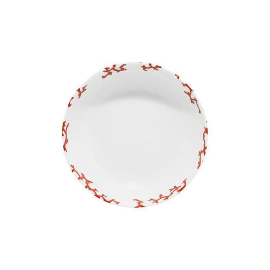 Cristobal Red Breakfast Plate Deep by Raynaud 