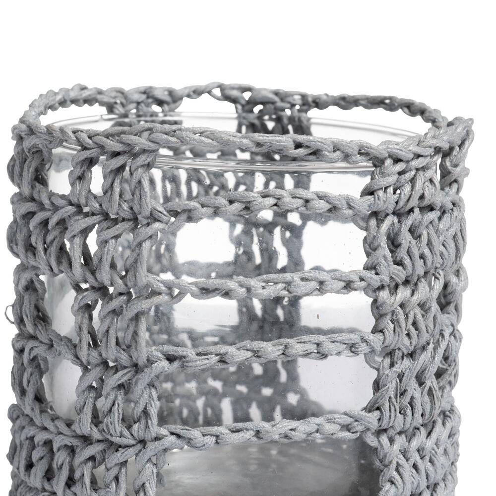 Crocheted Mesh Basket Cylinder by Ngala Trading Company Additional Image - 2