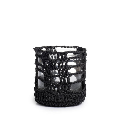 Crocheted Mesh Basket Cylinder by Ngala Trading Company