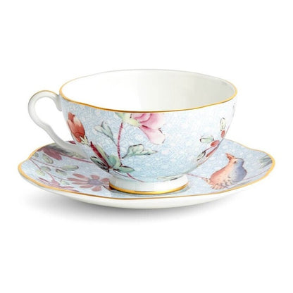 Cuckoo Blue Teacup And Saucer by Wedgwood Additional Image - 4
