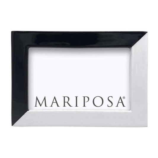 Cutting Edge Black And White Picture Frame by Mariposa 