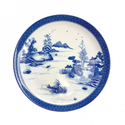 Dagger Mountain Soup Plate by Mottahedeh