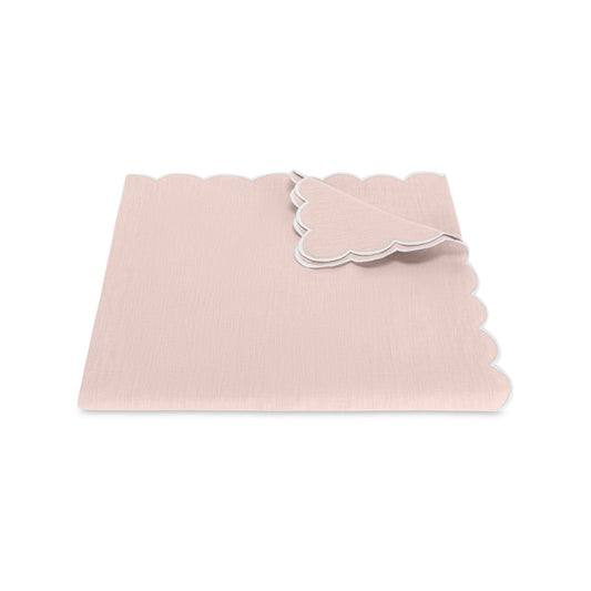 Dakota Tablecloth Pink & White 