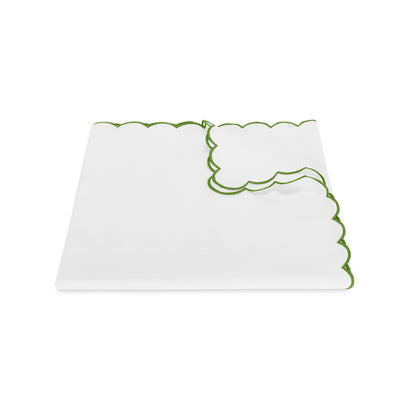 Dakota Tablecloth White & Grass 